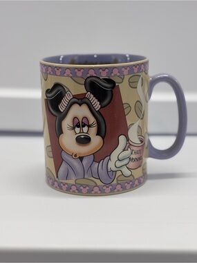 Disney Theme Park Minnie Mouse “Mornings Aren’t Pretty” XL Jumbo Coffee Tea Mug
